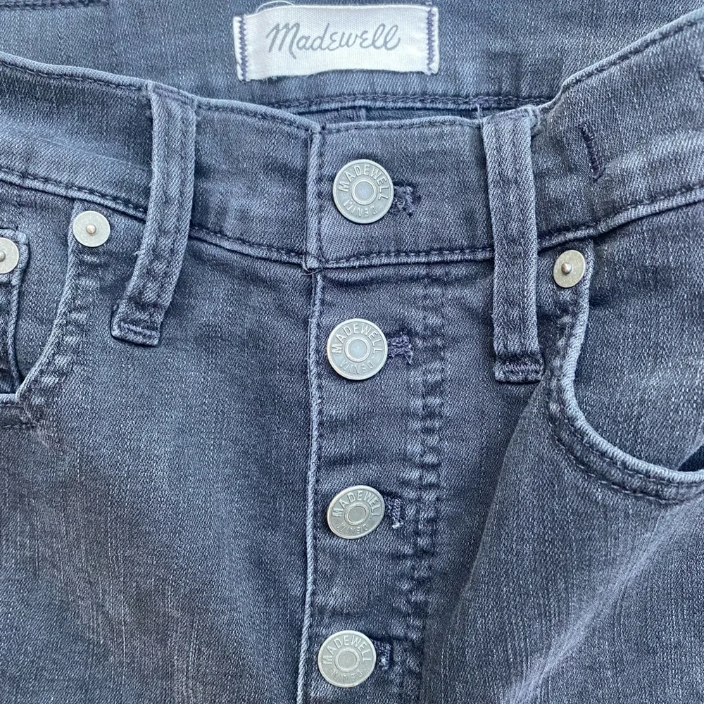Madewell Charcoal Flare & Wide Leg Jeans - Picture 5 of 7